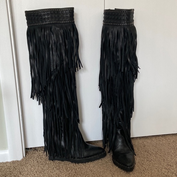 Ivy Kirzhner Shoes - Ivy Kirzhner Wild fringe boots